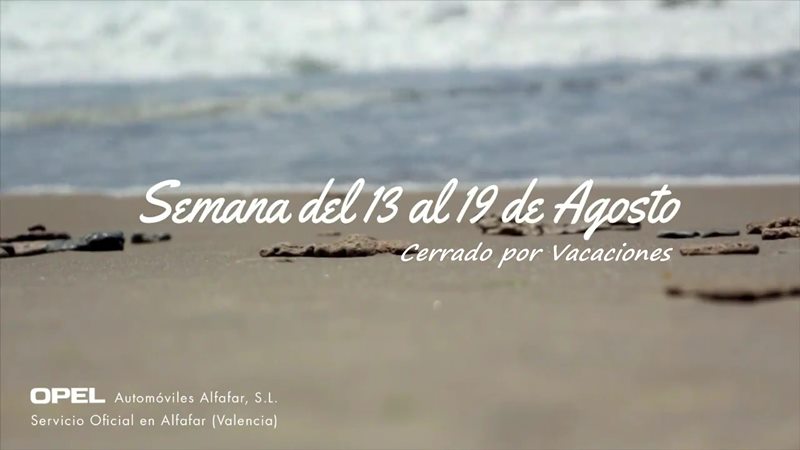 vacaciones automoviles alfafar 2018