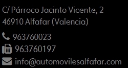 direccion automoviles alfafar